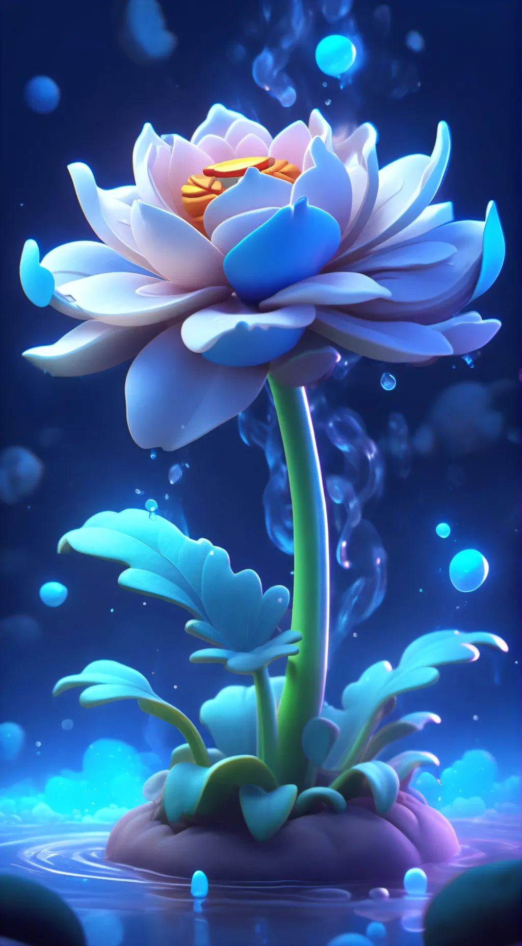 ai character: dandy X astro background