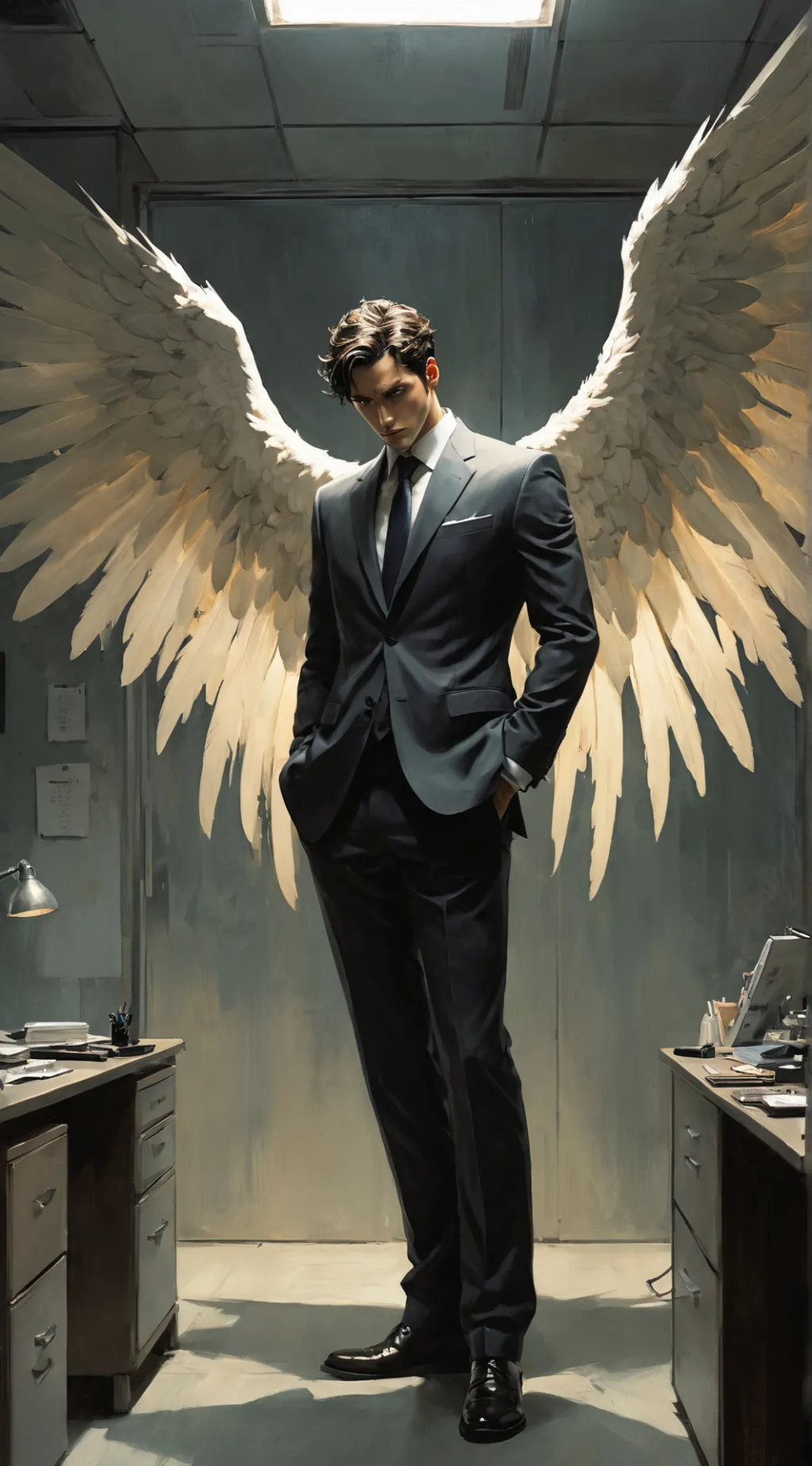 ai character: Lucien background
