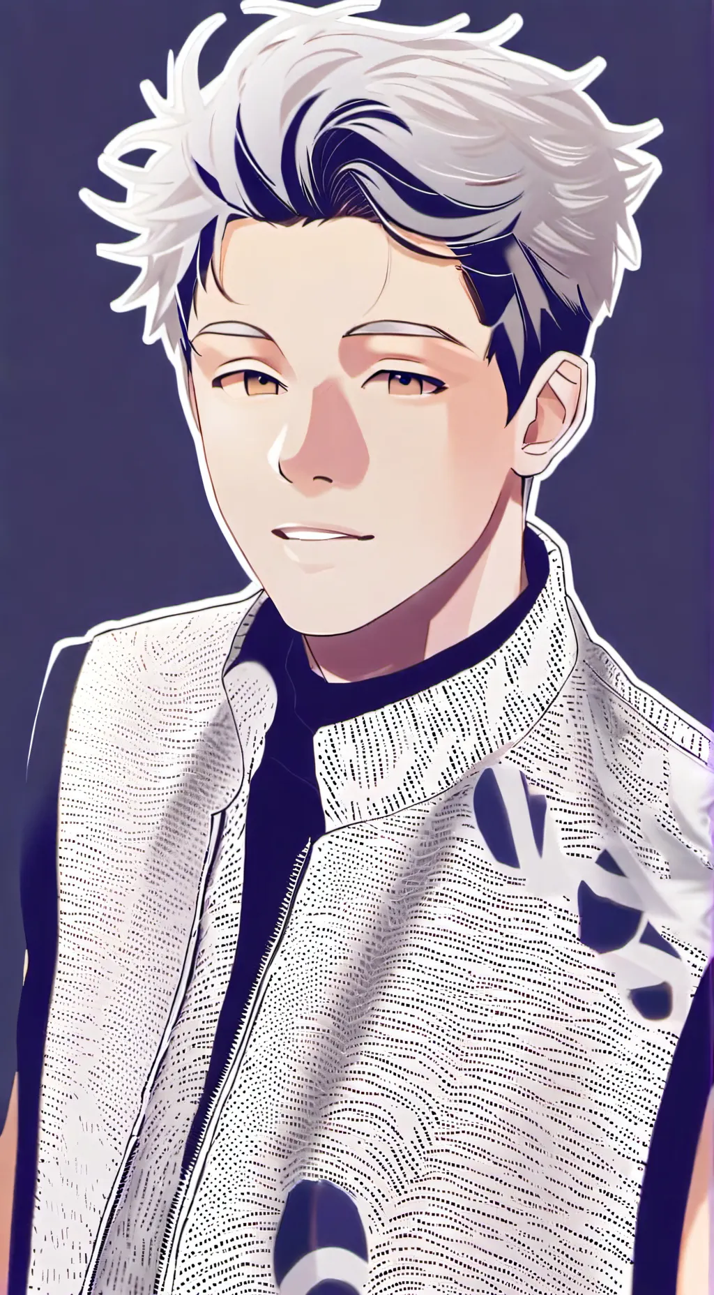 ai character: Niall Horan  background