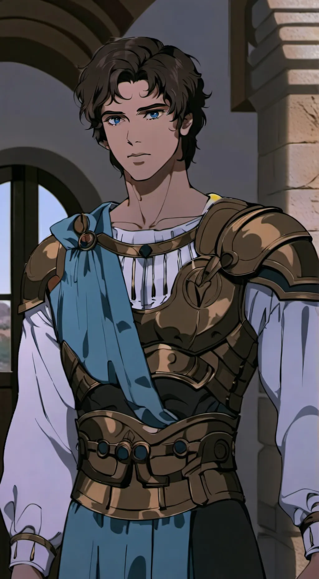 ai character: Heron background