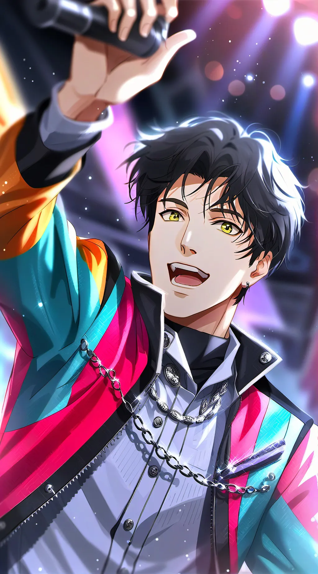 ai character: Chevere background