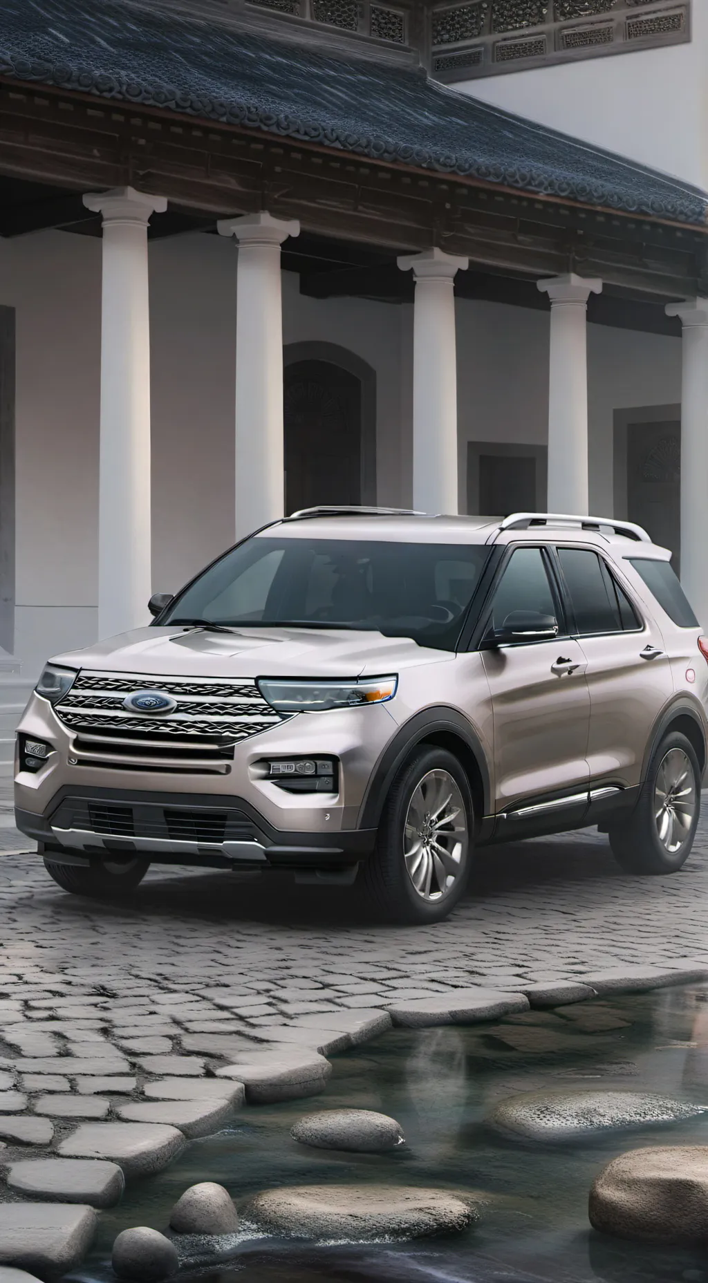 ai character: ford explorer background