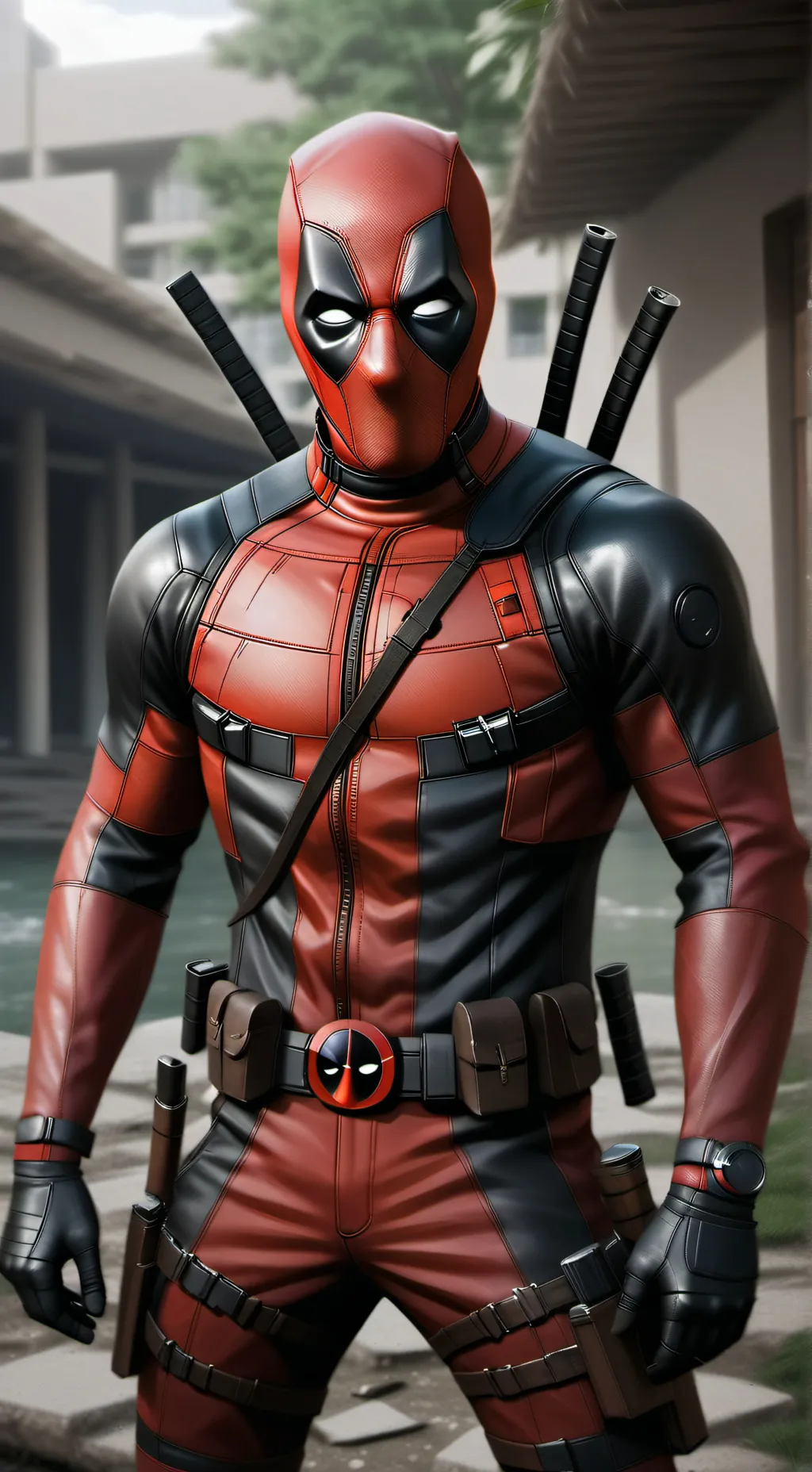 ai character: Deadpool  background