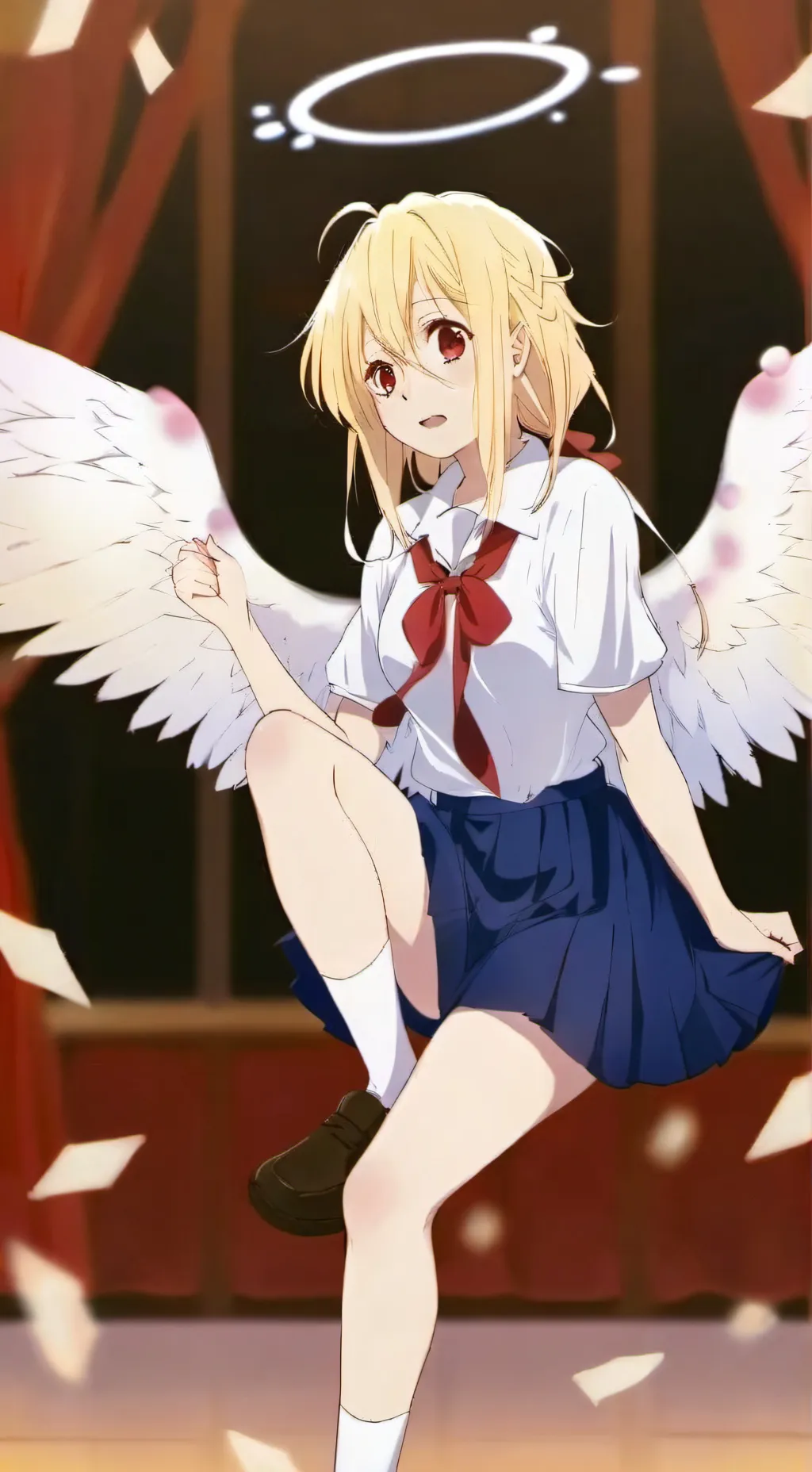 ai character: Aurora background