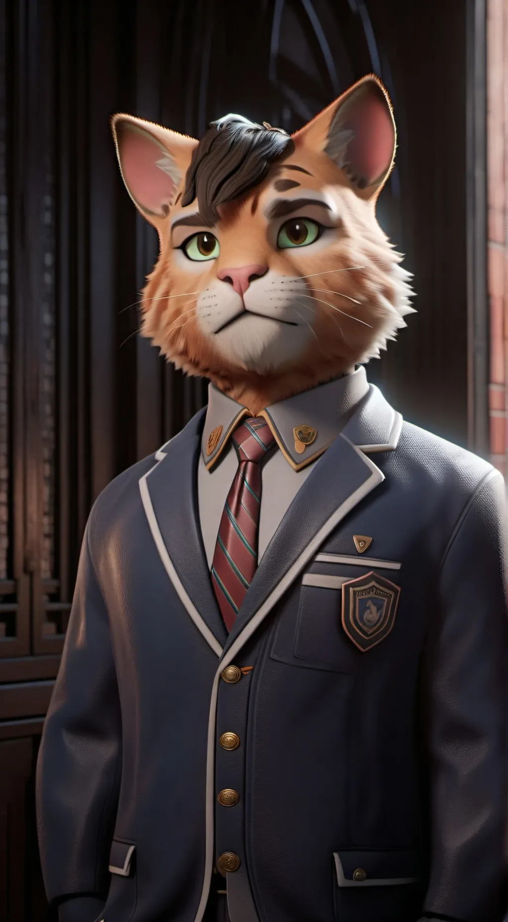ai character: Simon  background