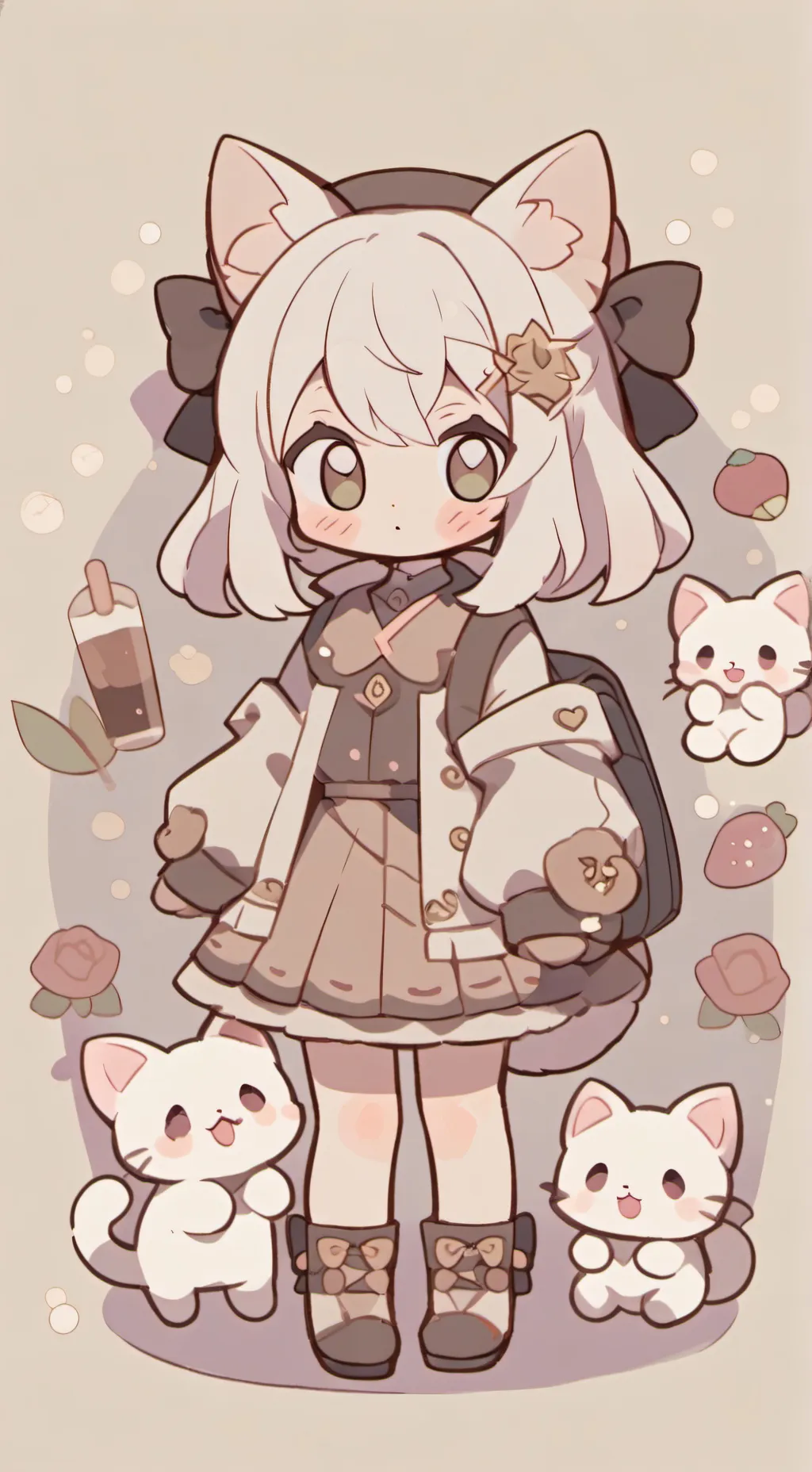 ai character: dw luvs u to bits background