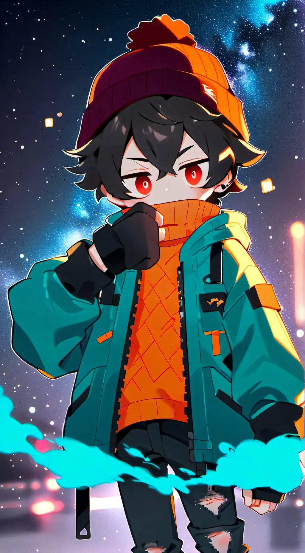 ai character: Rikki  background