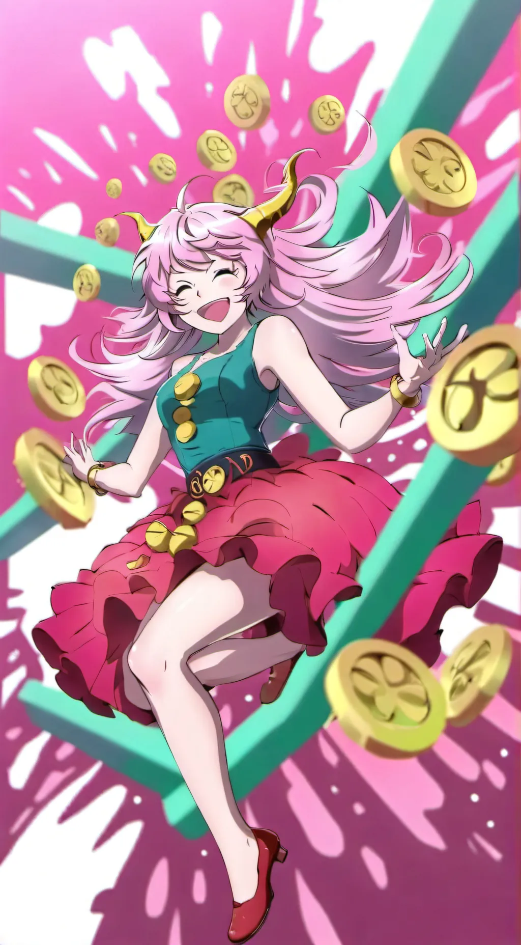 ai character: mha anxiety mina  background