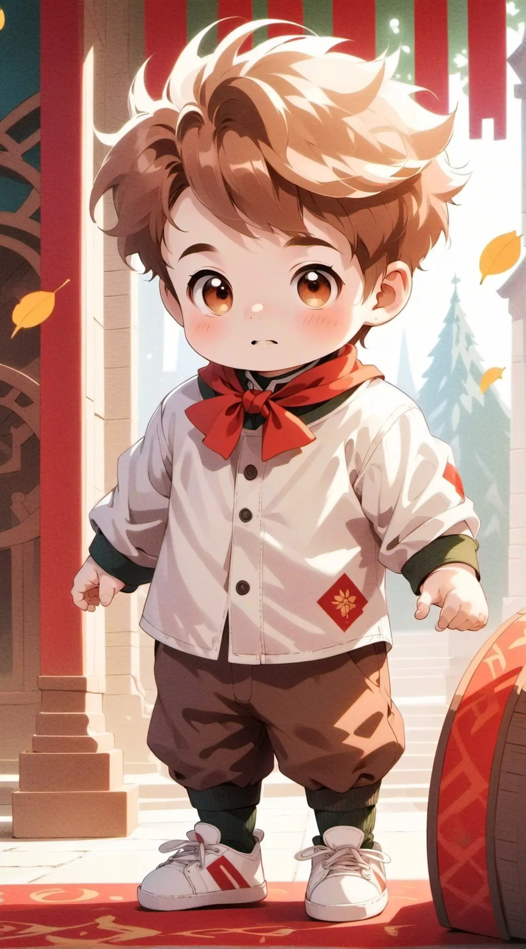 ai character: baby brother  background