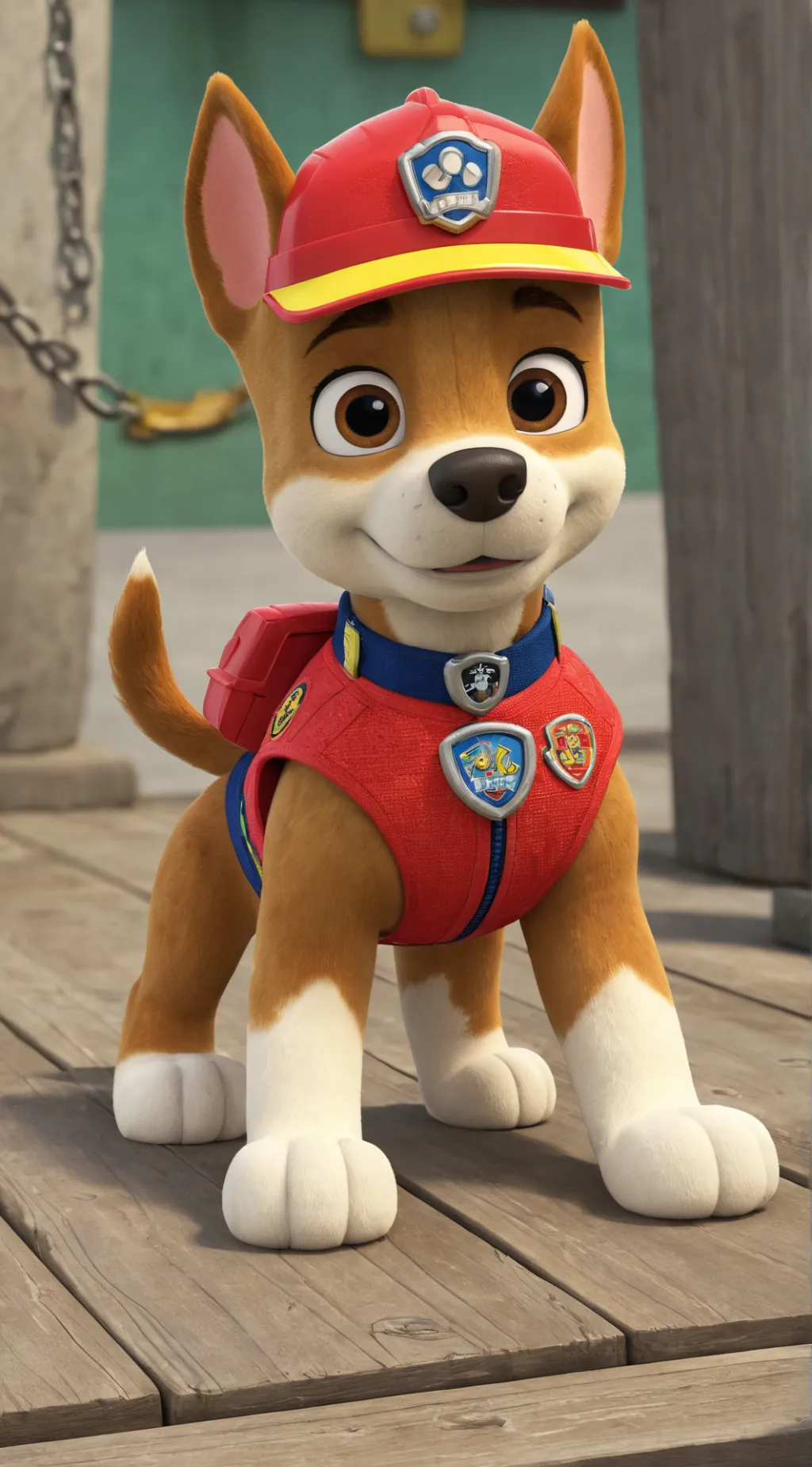 ai character: All paws on deck!! background