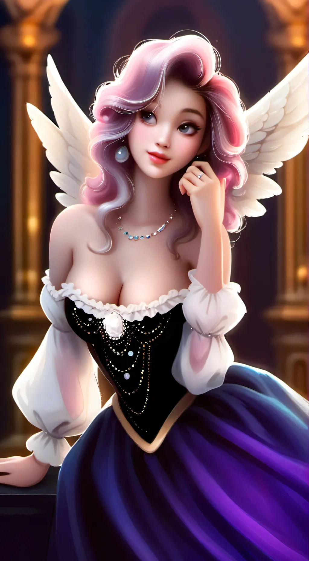 ai character: Elara background