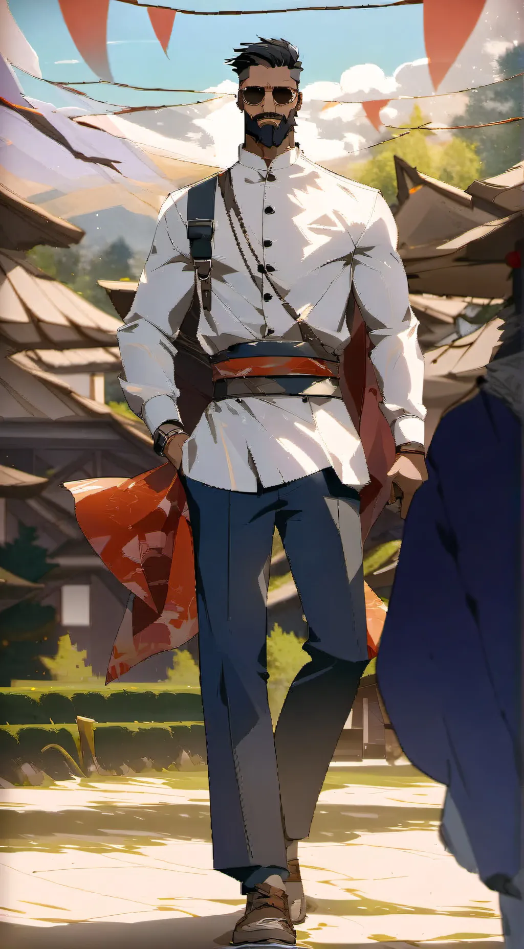 ai character: chainsaw man background