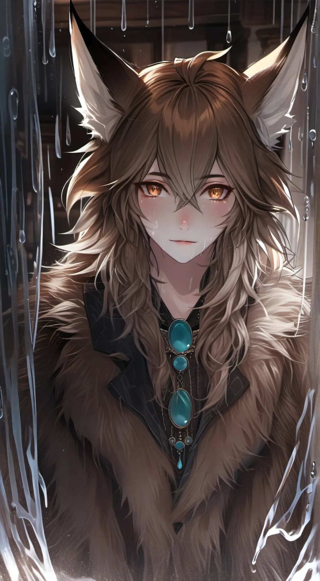 ai character: Moist Brownie  background