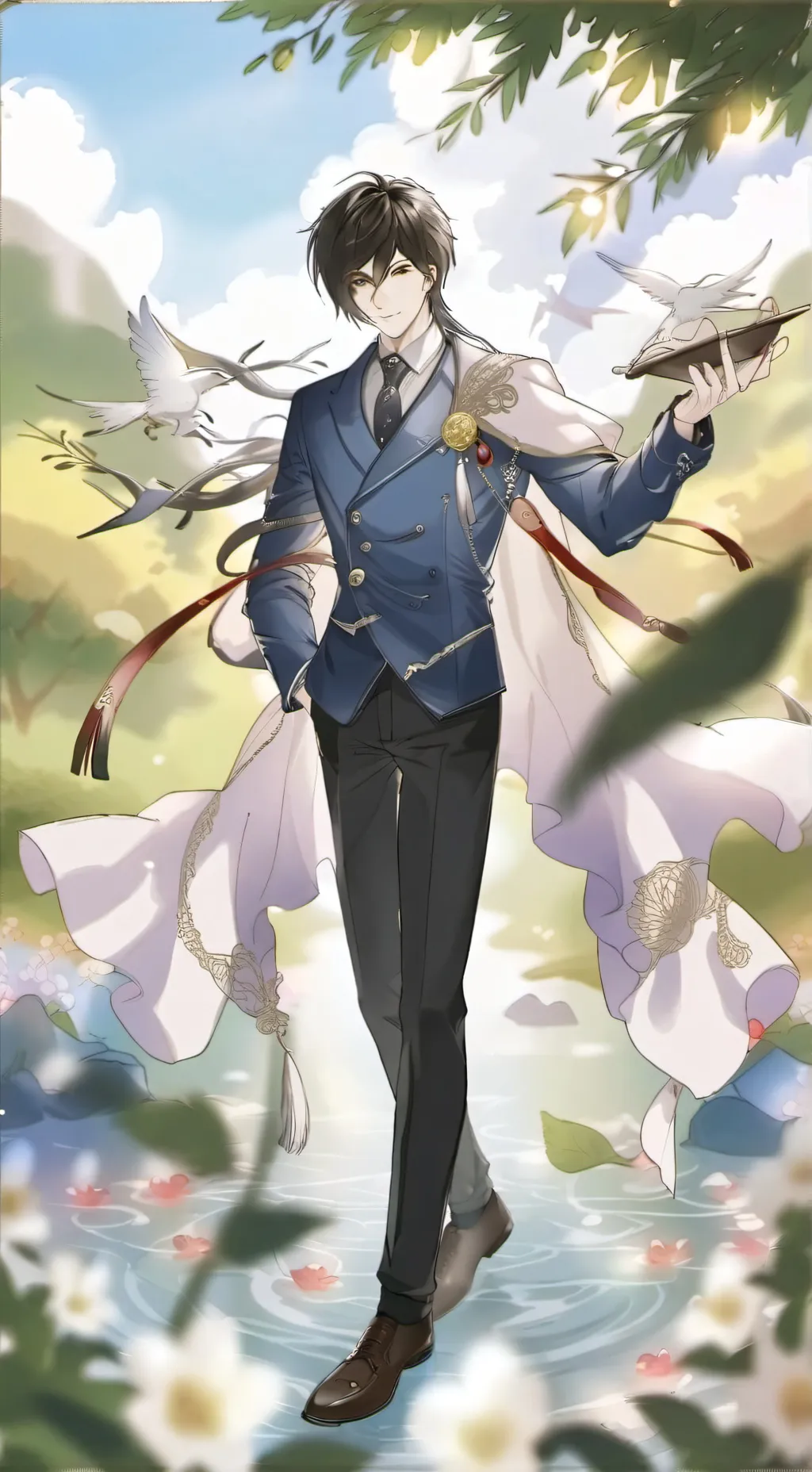 ai character: blake background
