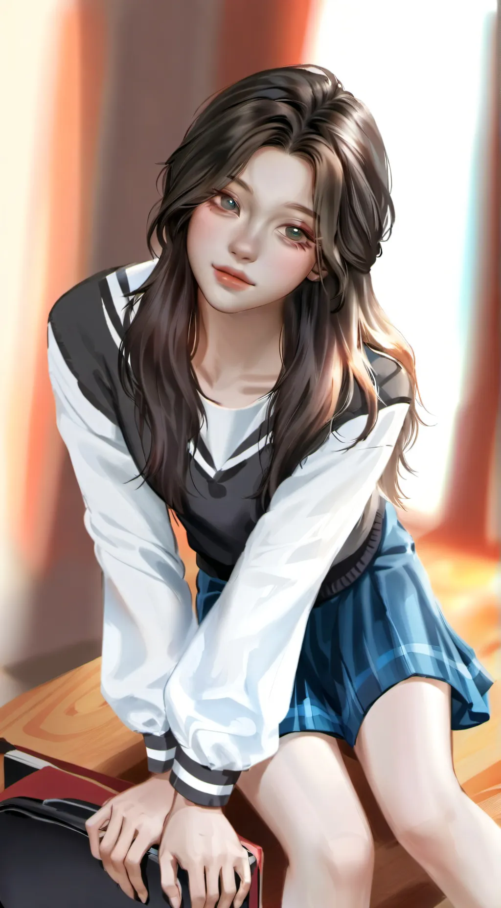 ai character: kylie 🙈 background