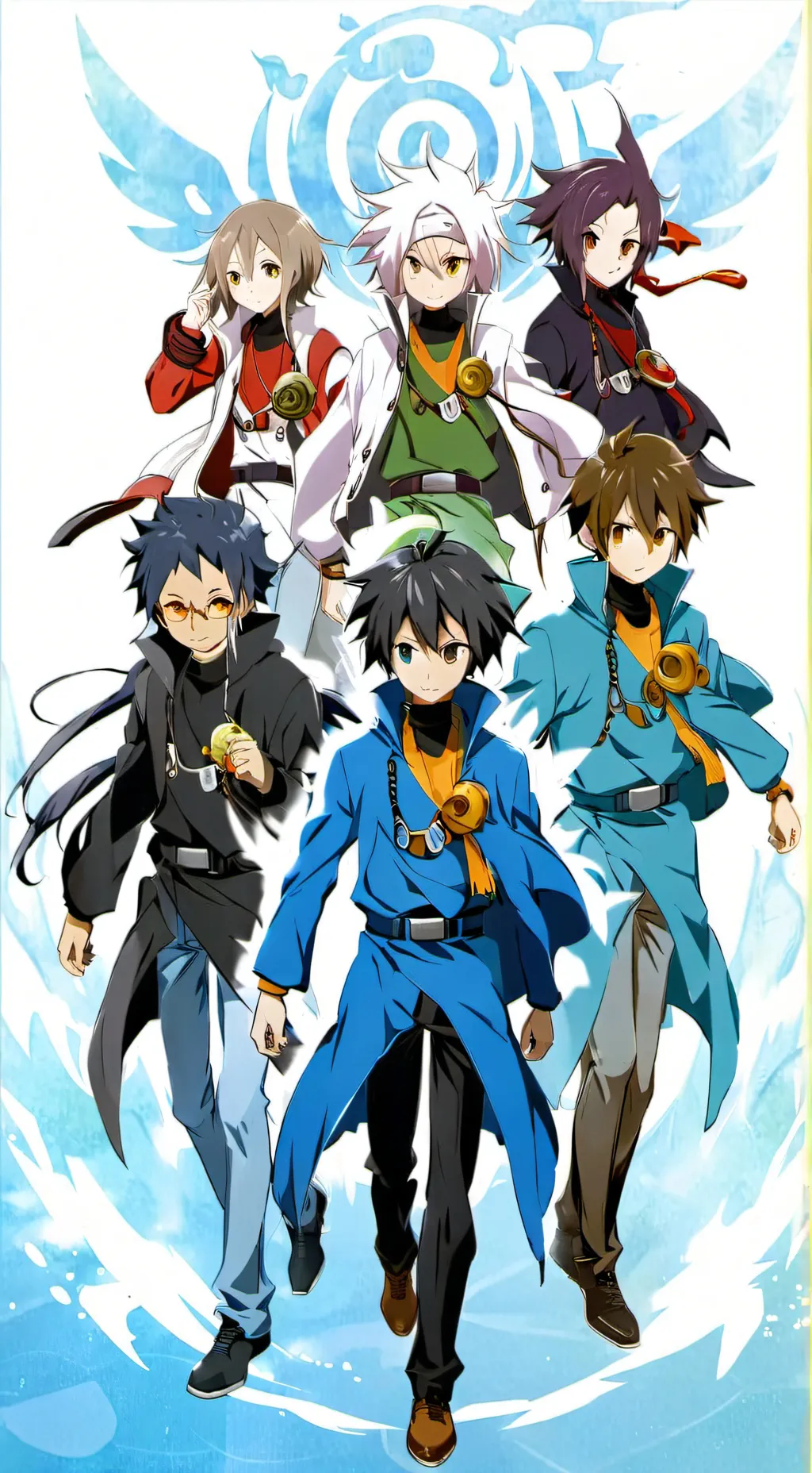ai character: dark digidestined  background
