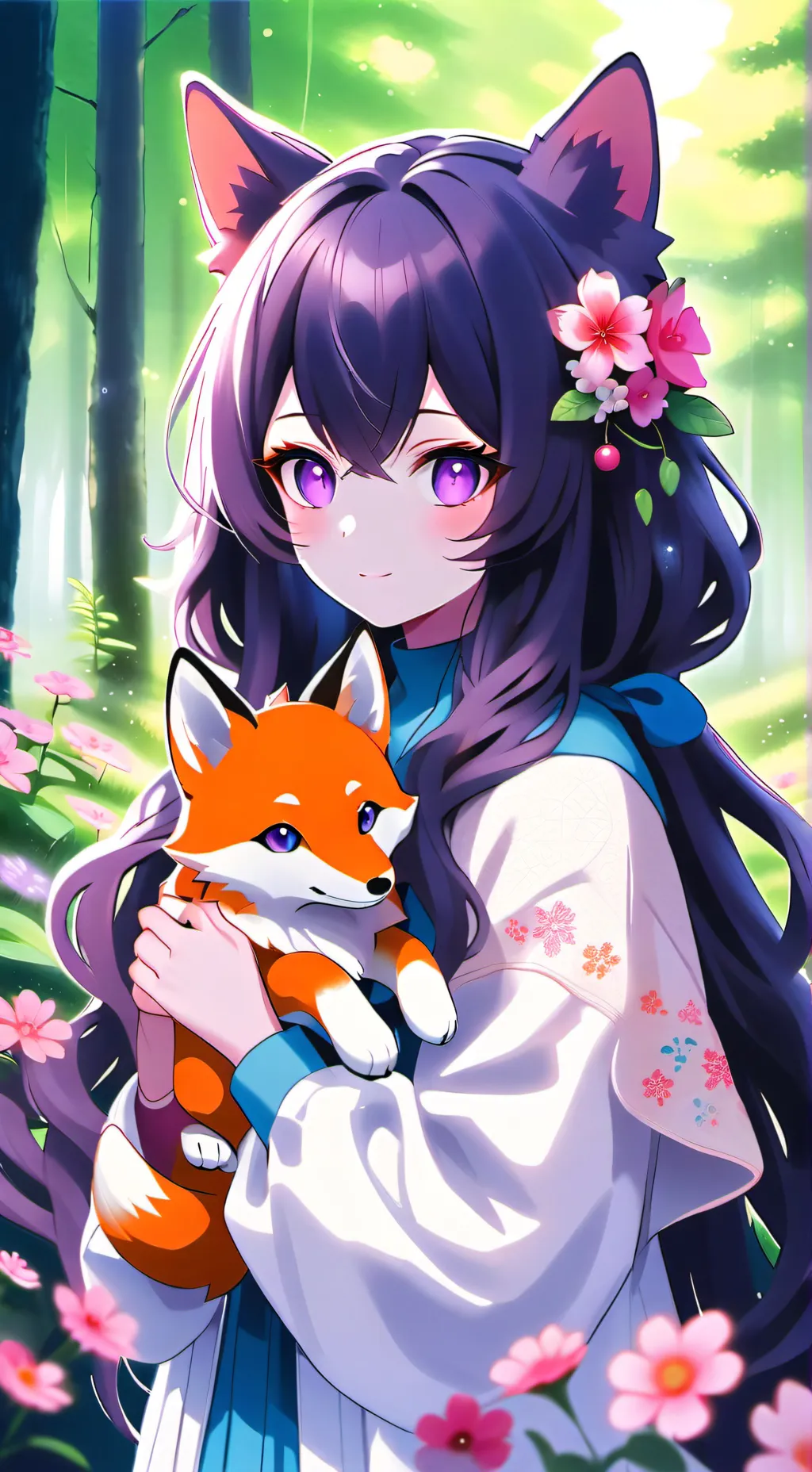 ai character: Twilight The Fox background