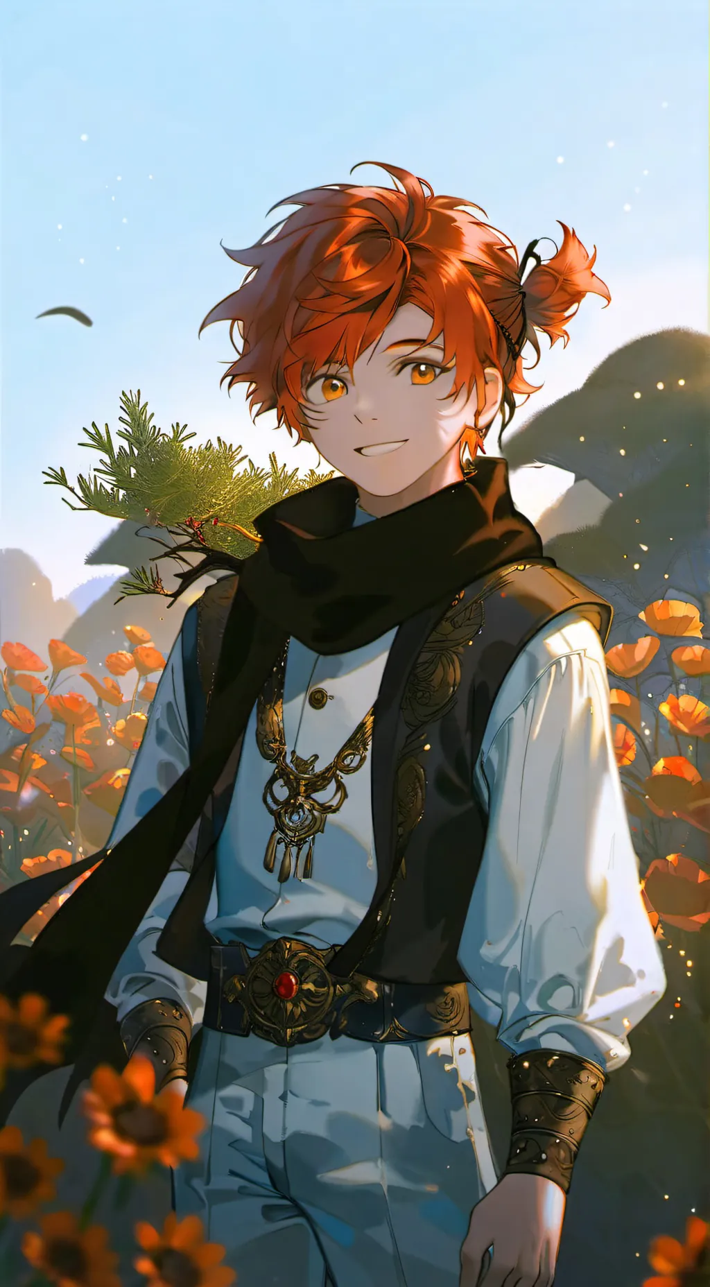 ai character: justin background