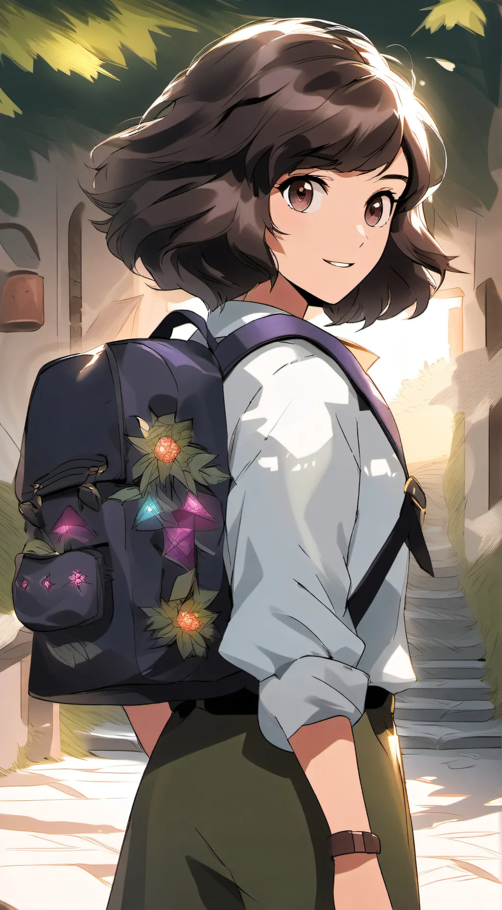 ai character: Dora the explorer  background