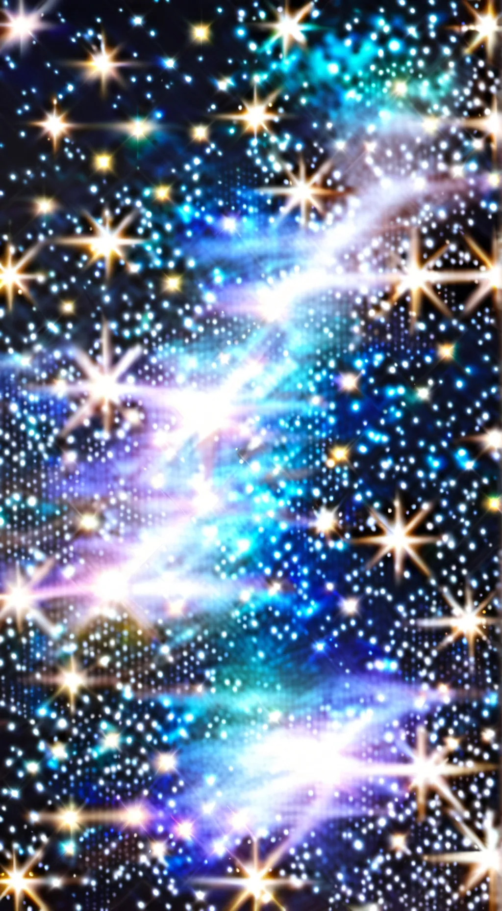 ai character: stars background