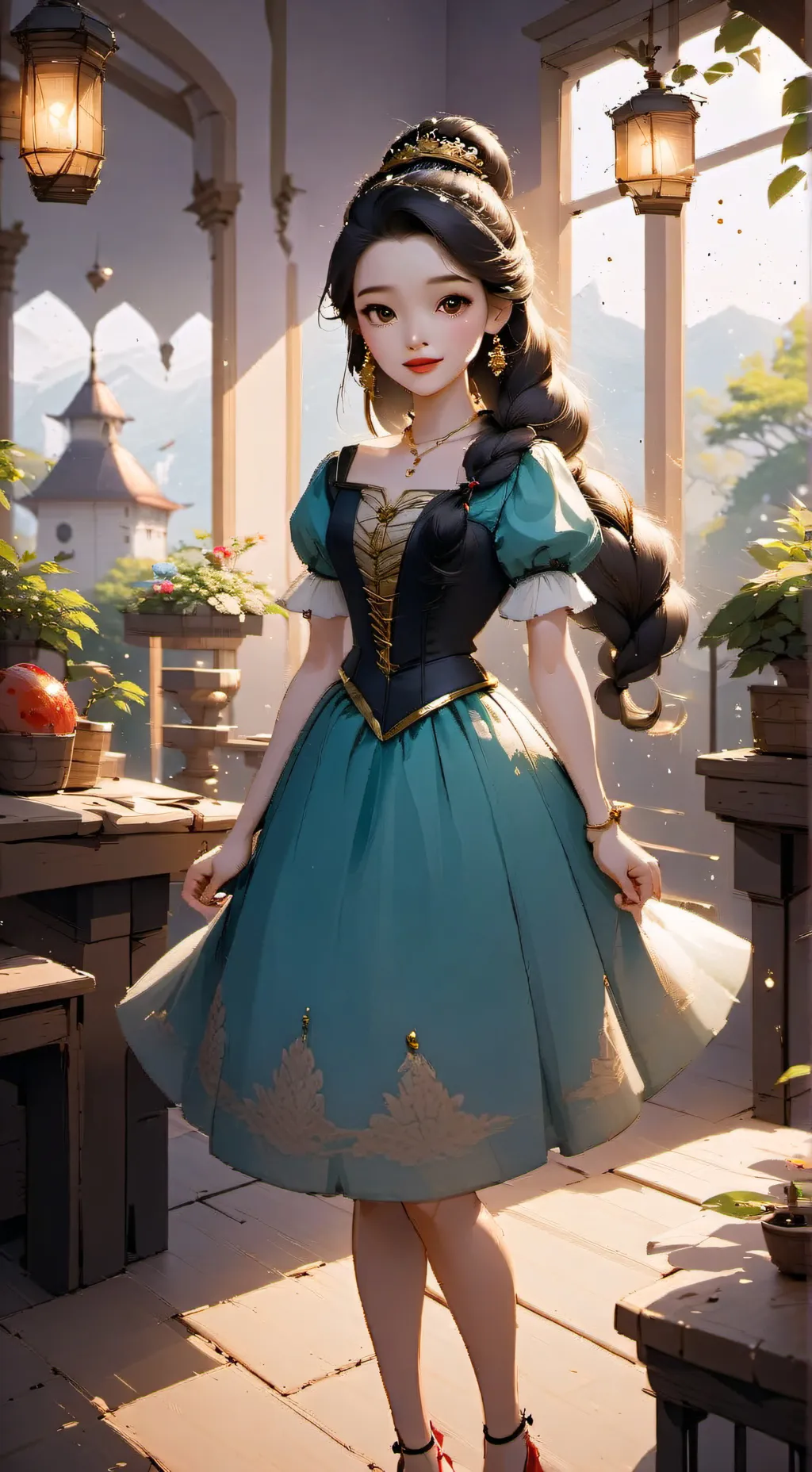 ai character: test background