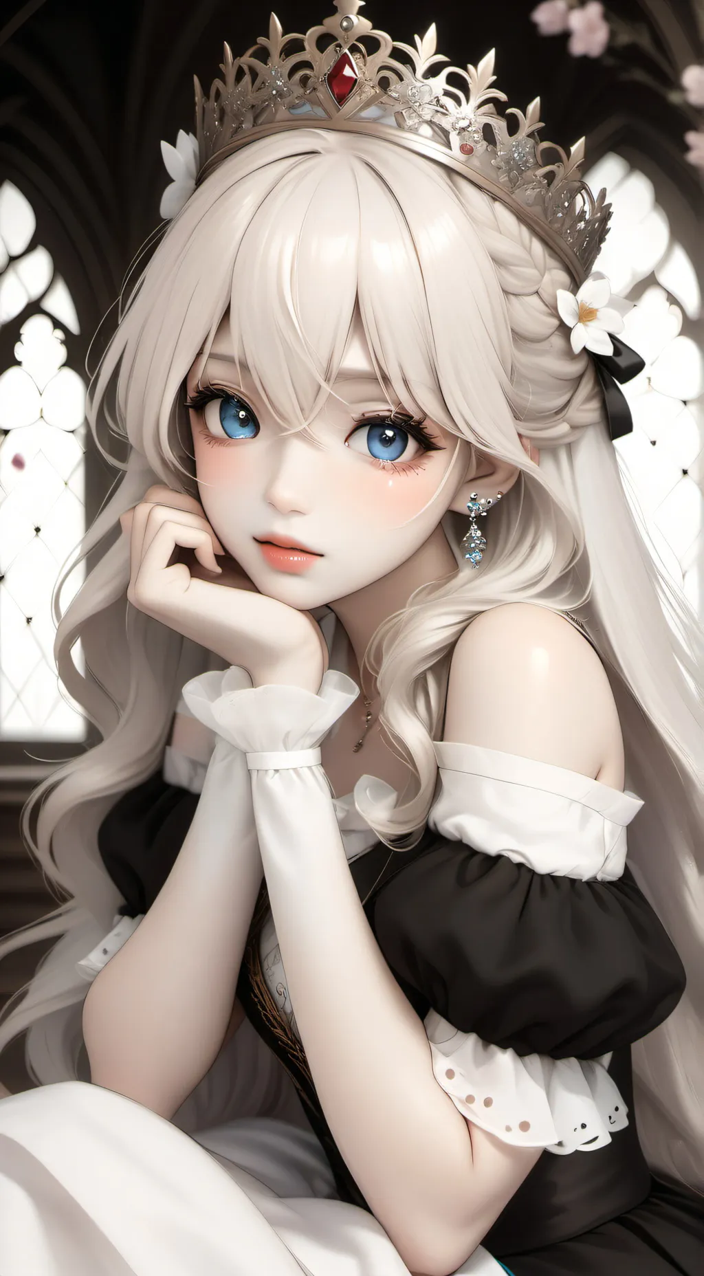 ai character: Мина background