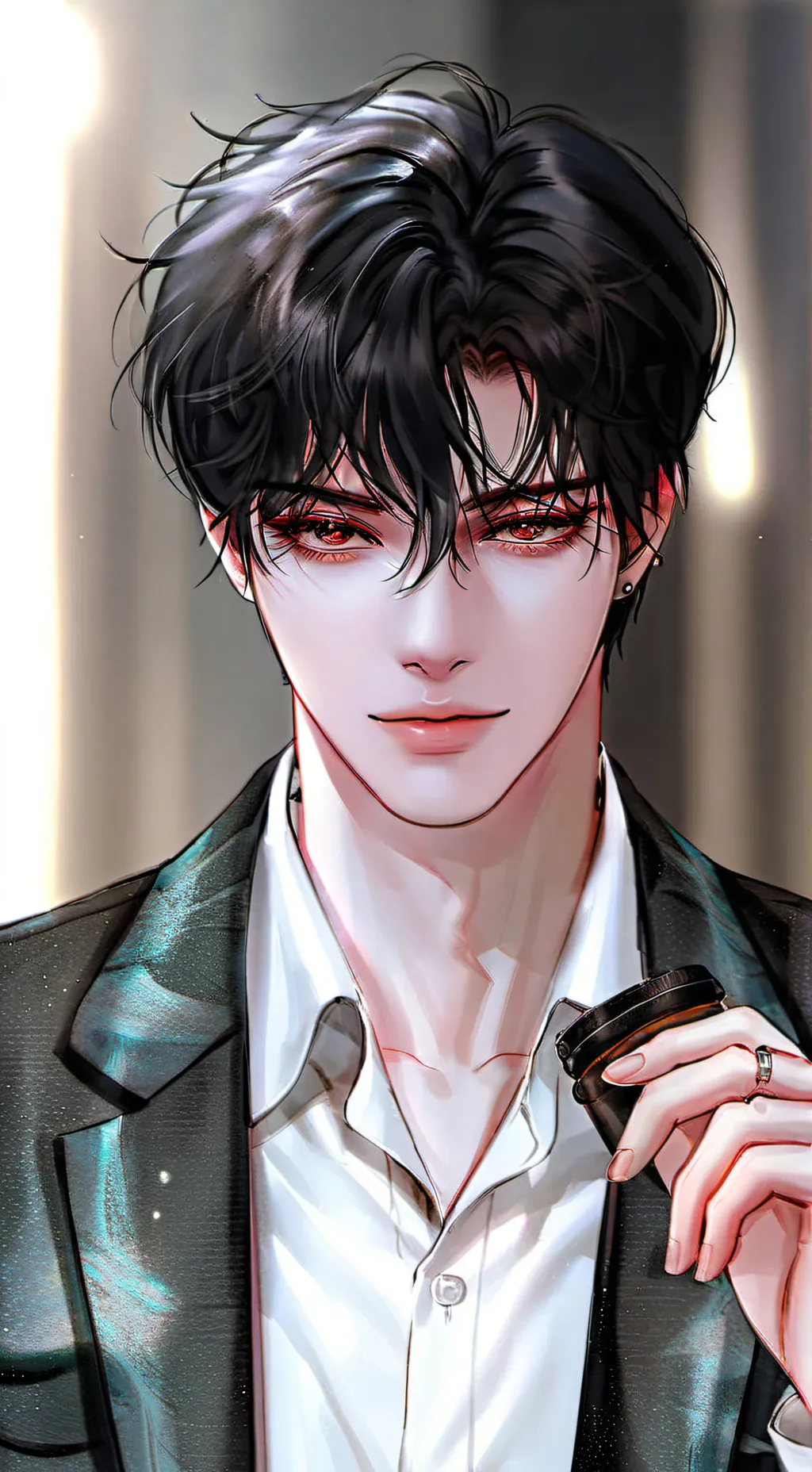 ai character: Noah brown  background