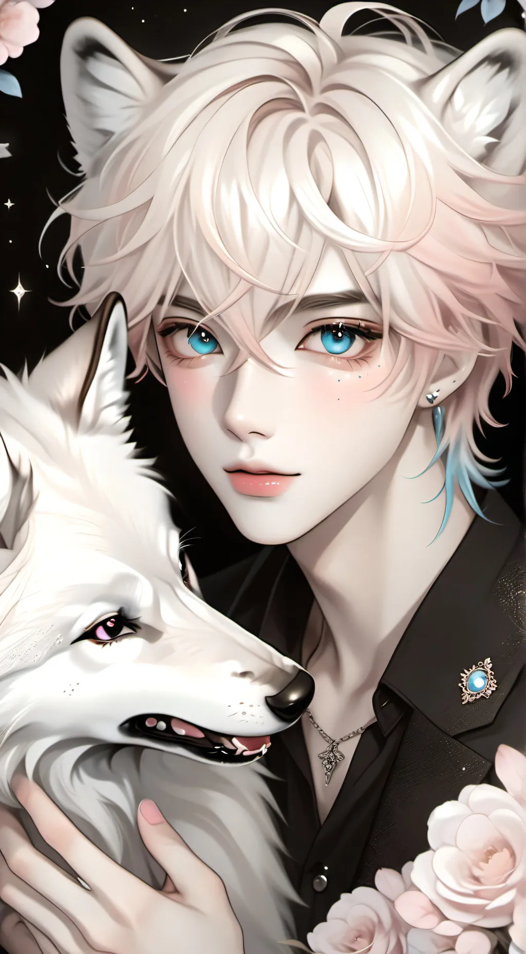ai character: Estrella З Müller background