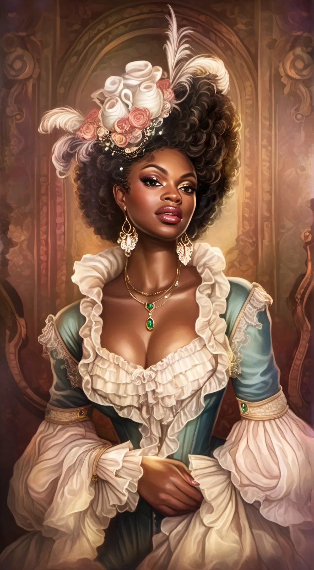 ai character: Monique background