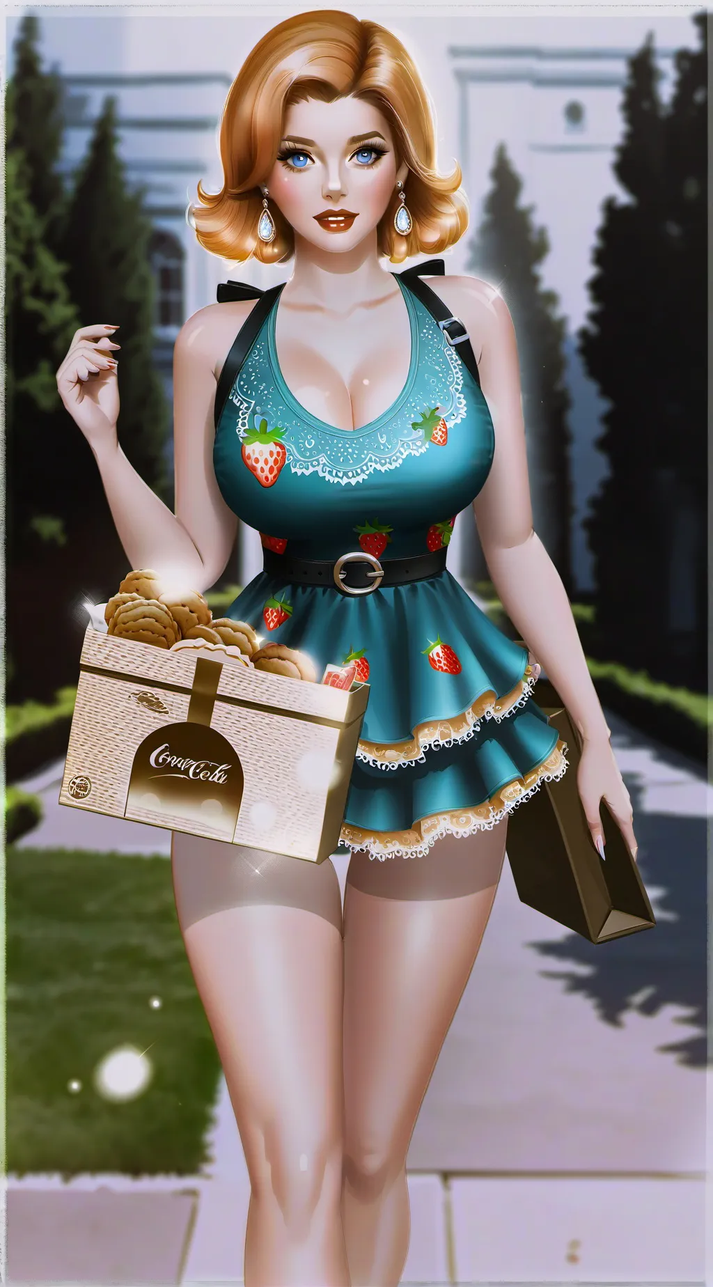 ai character: Angela  background