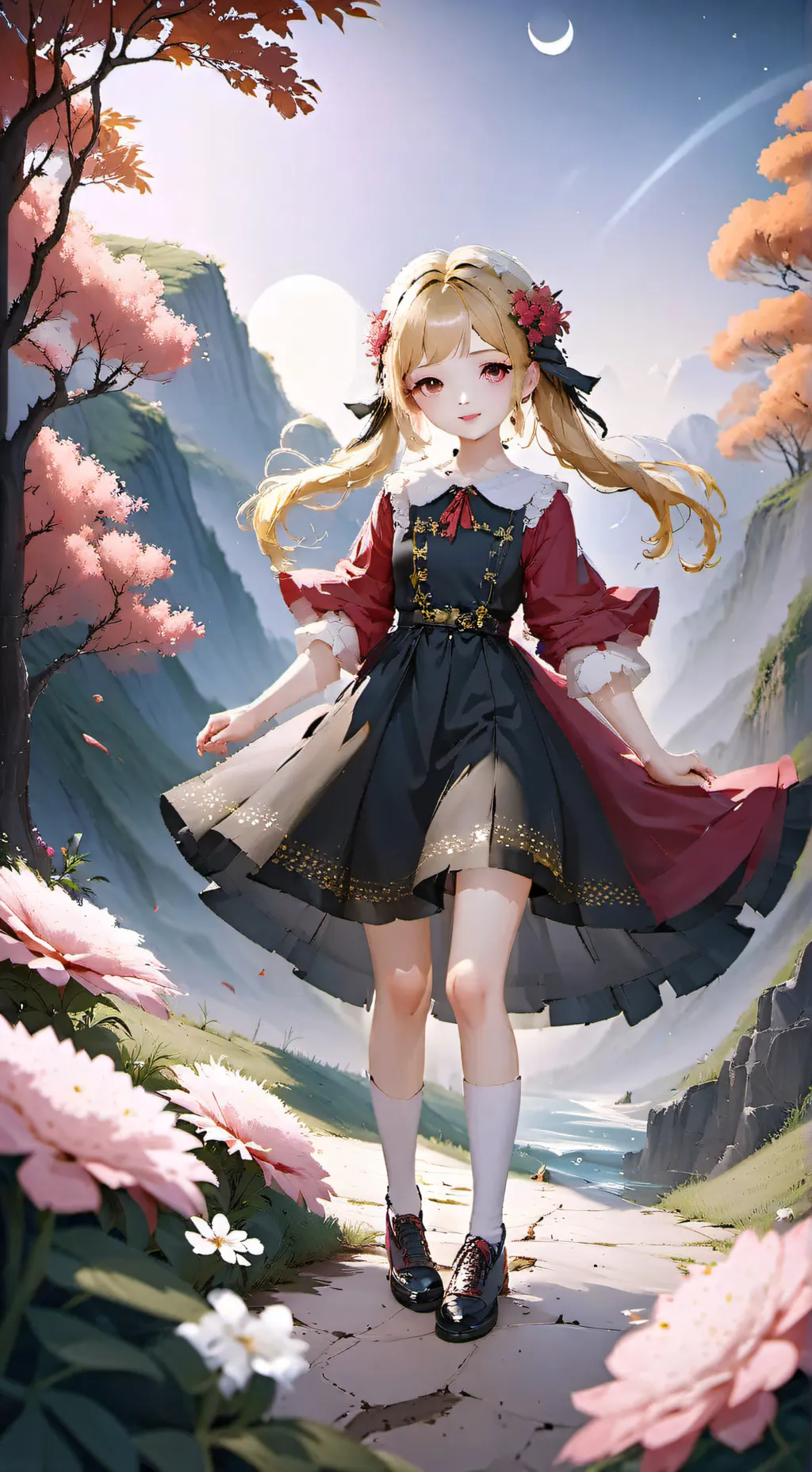 ai character: kny sick  background