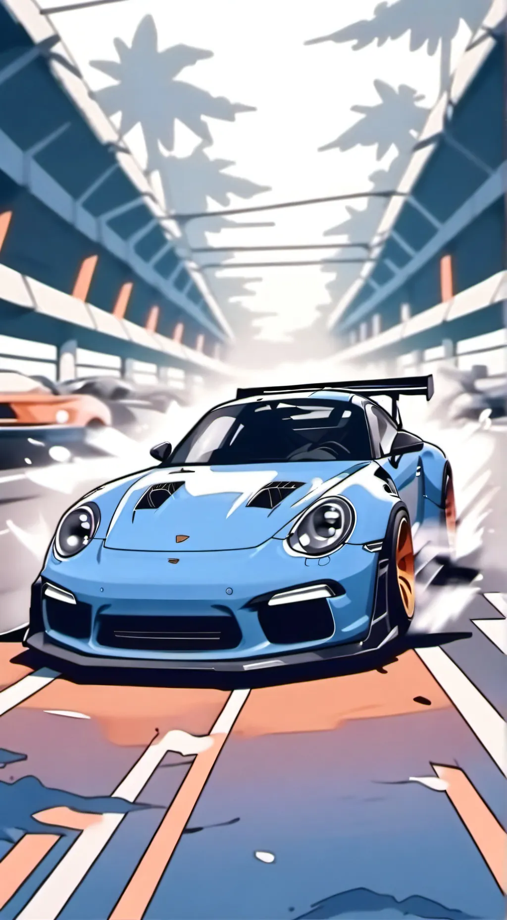 ai character: Hotwheels LR background
