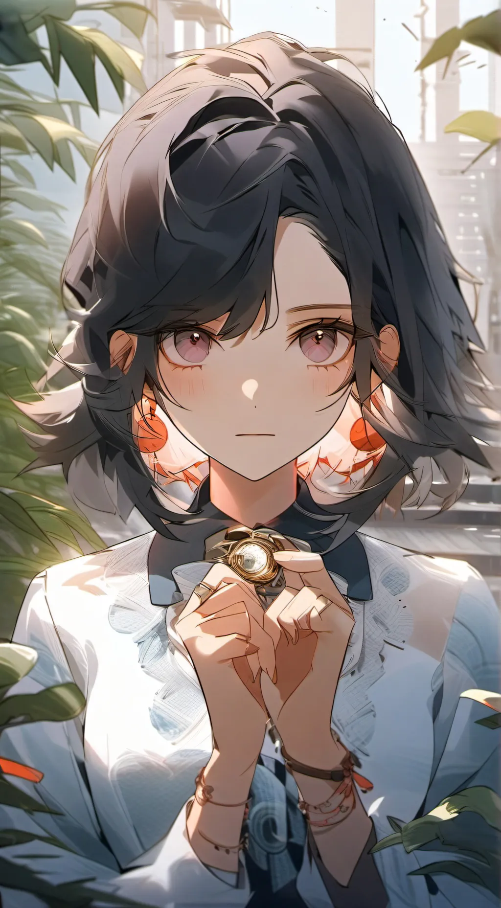 ai character: Daffodil  background