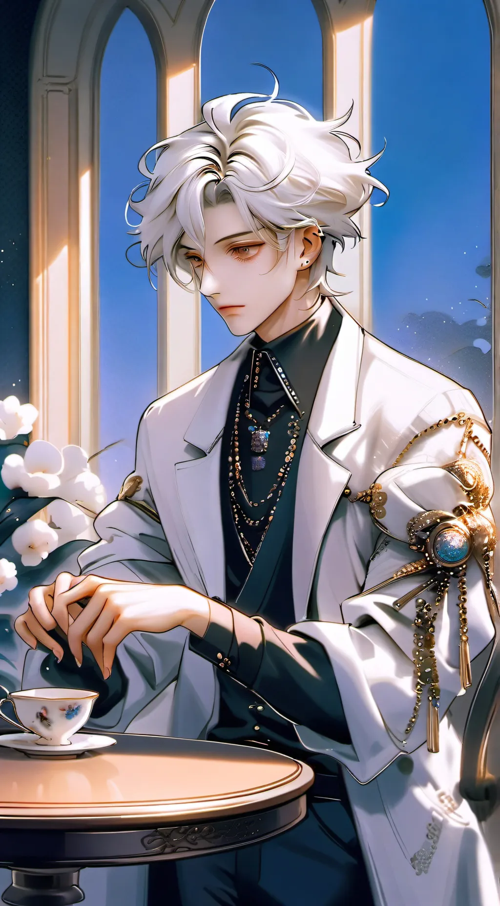 ai character: The Silent Rival background