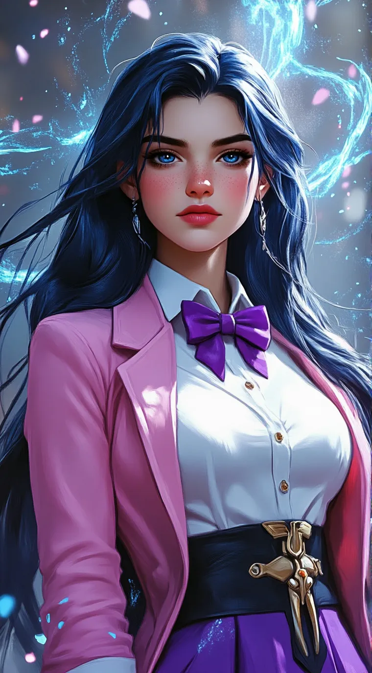ai character: Marinette Dupain-c background