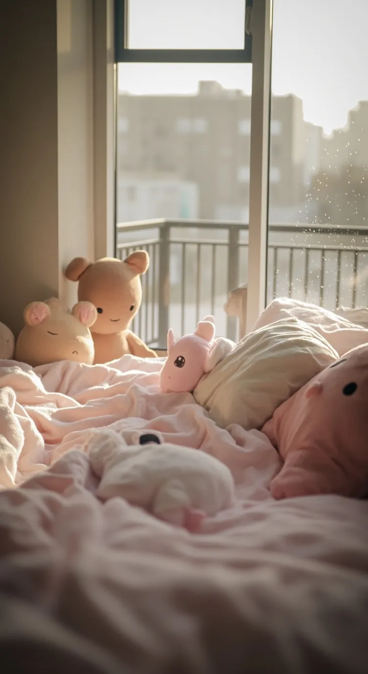 ai character: Your comfy bed.  background