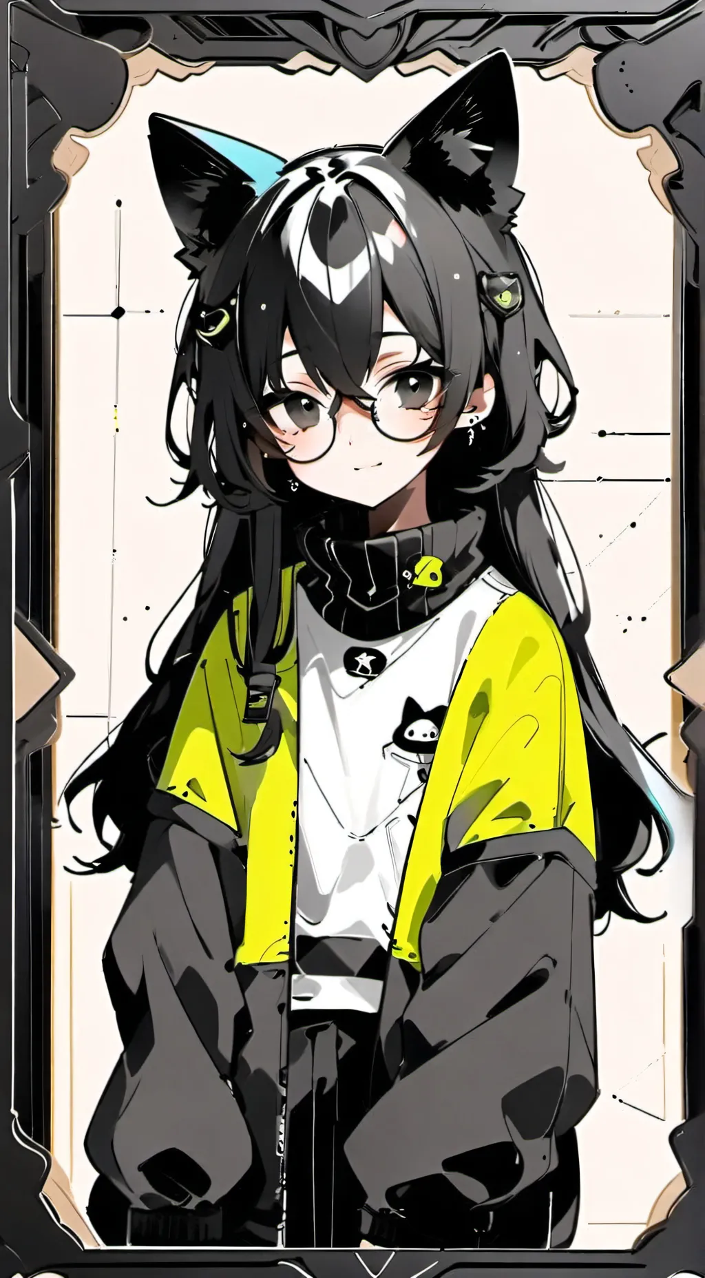 ai character: {🎀💚Muhushi-ka💚🎀} background