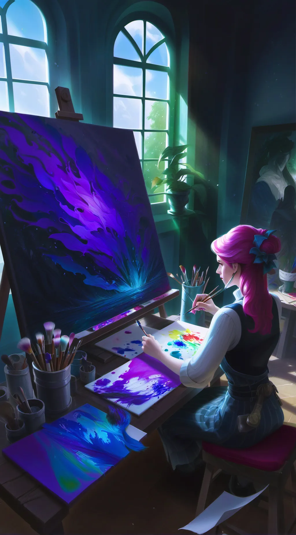 ai character: Lex background