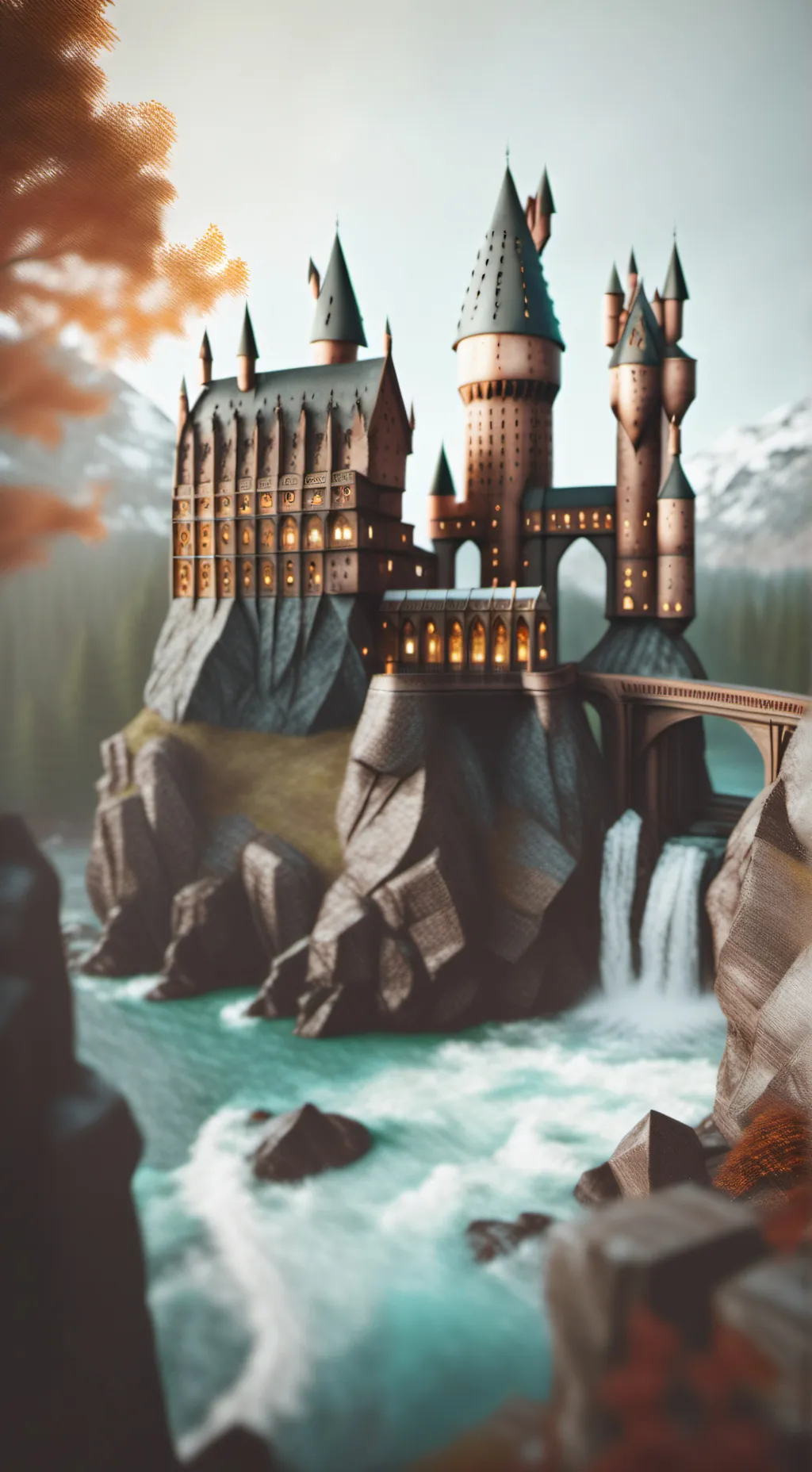 ai character: Sick Hogwarts  background