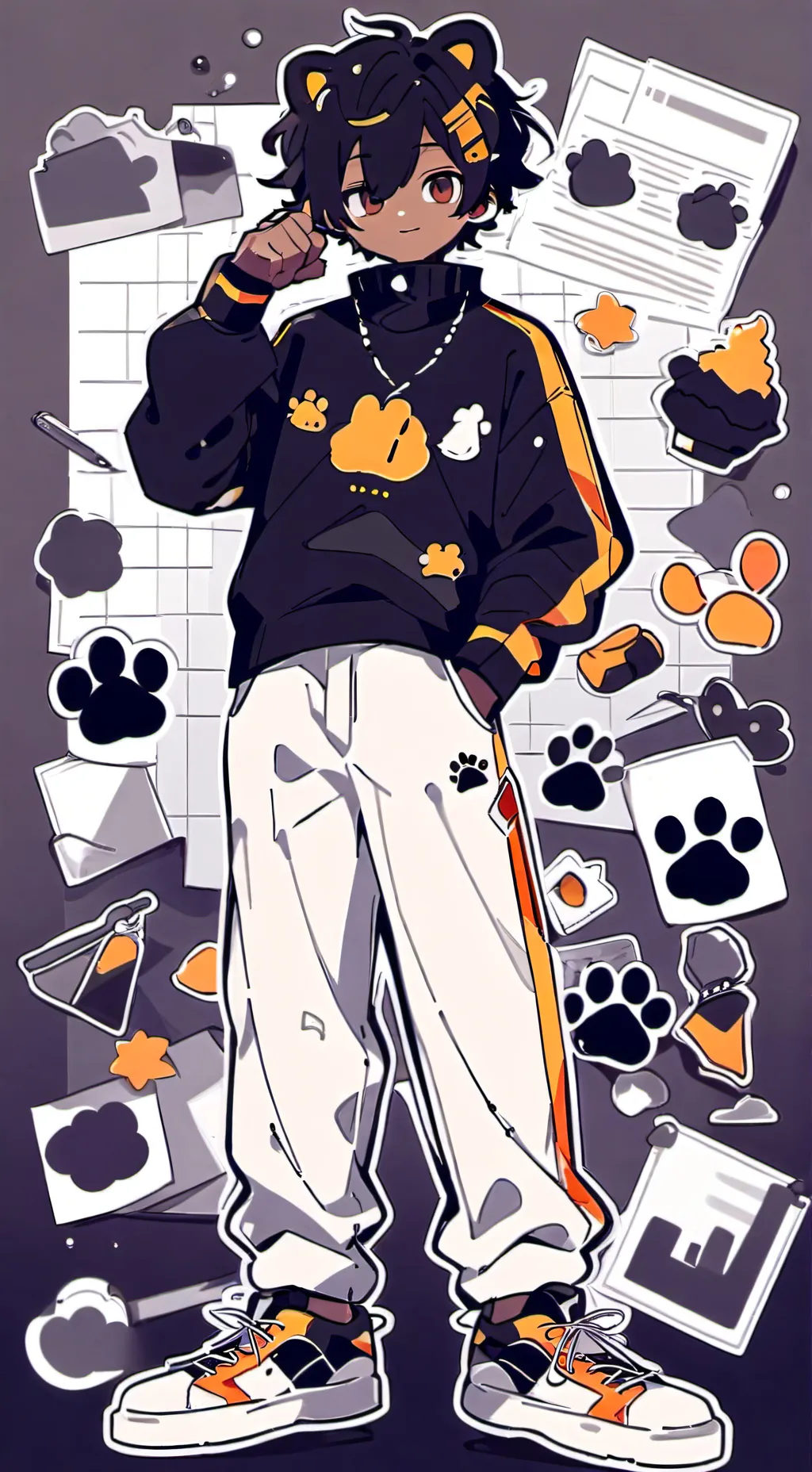 ai character: Justin background