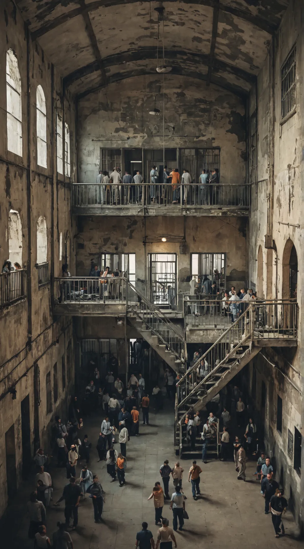 ai character: Young prison background