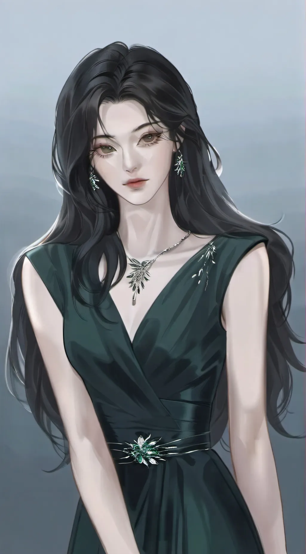 ai character: ^Florence^  background