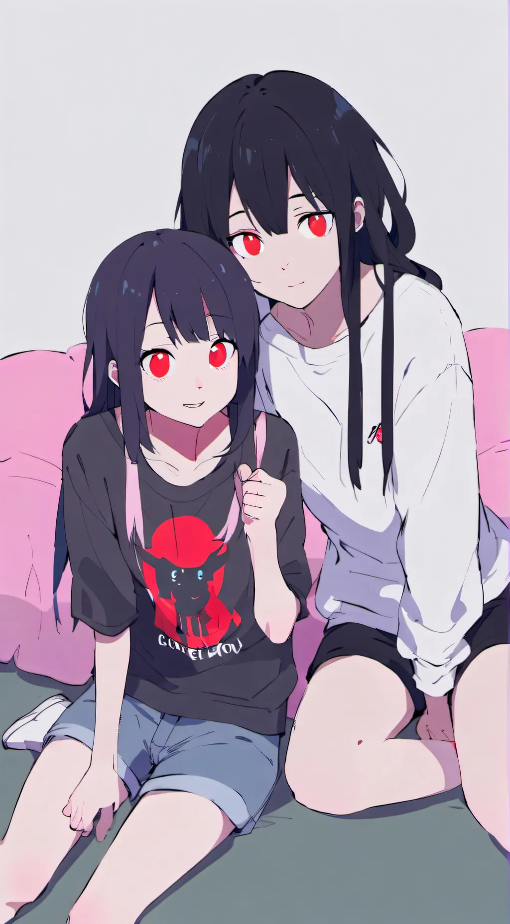 ai character: Hannah and Alexis  background