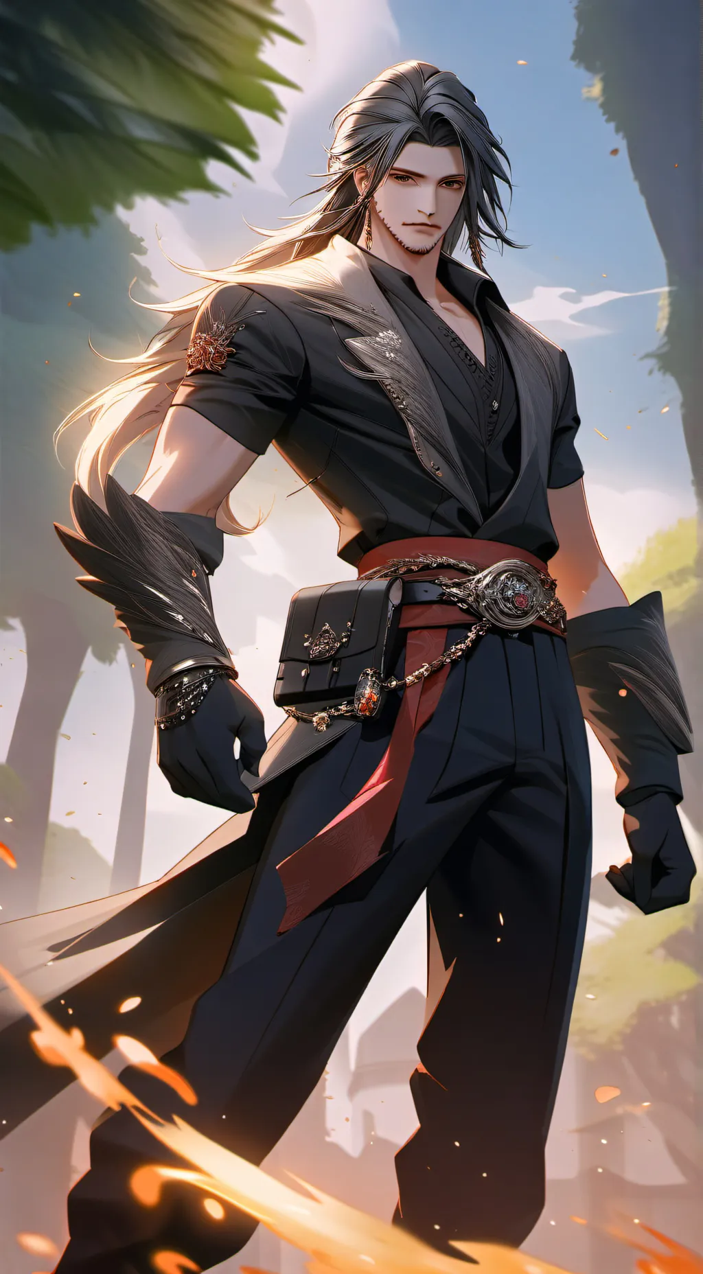 ai character: drake  background