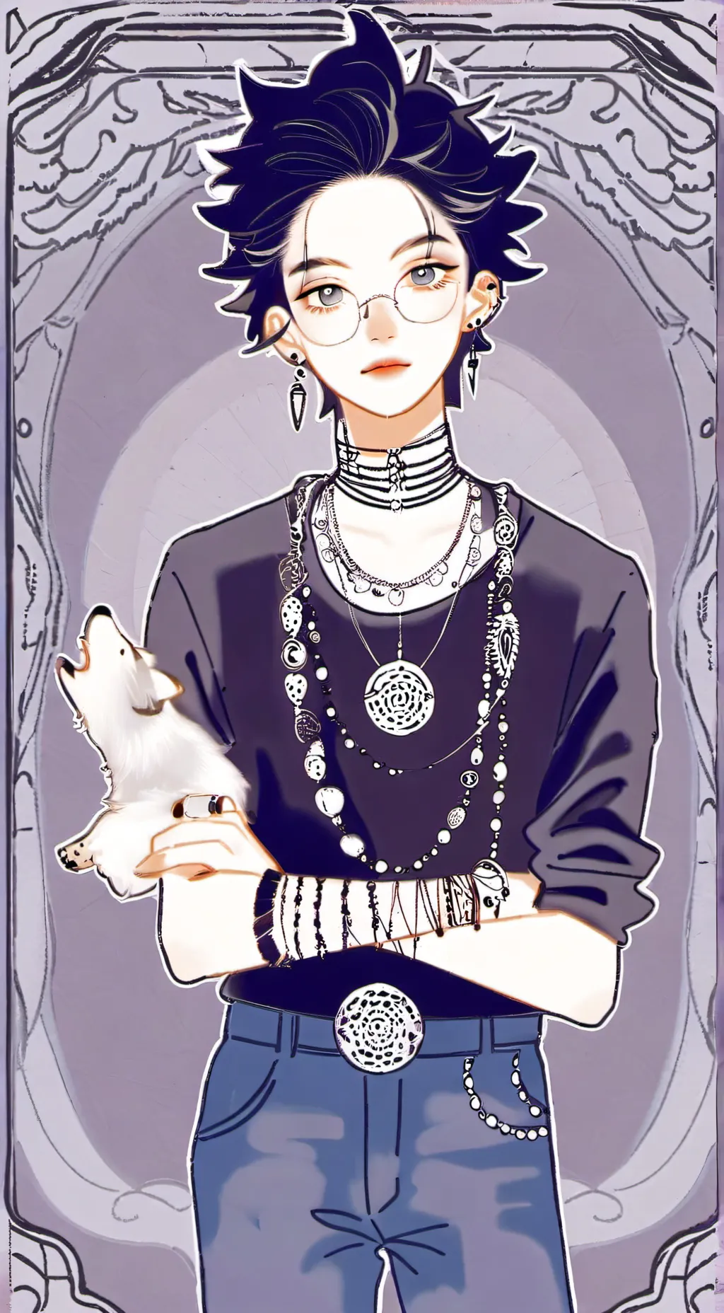 ai character: Nyx background
