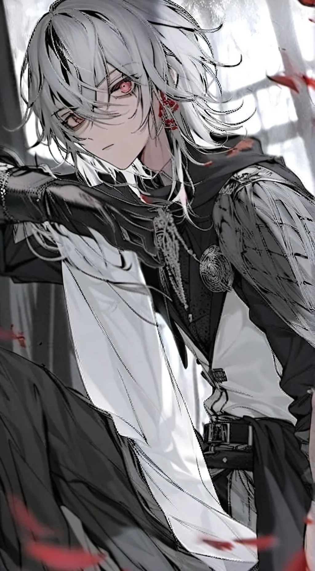 ai character: war: omegaverse  background