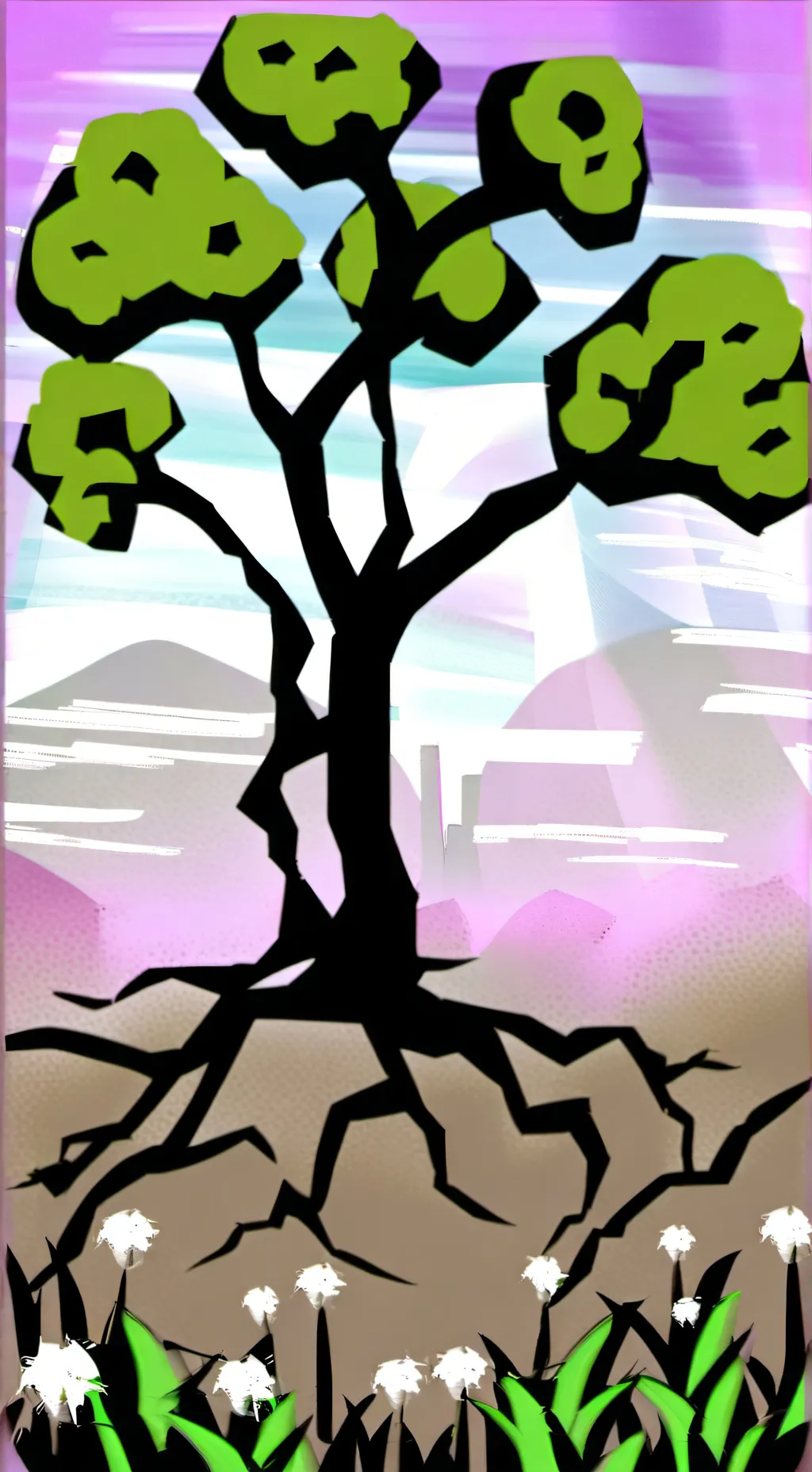 ai character: sprout background