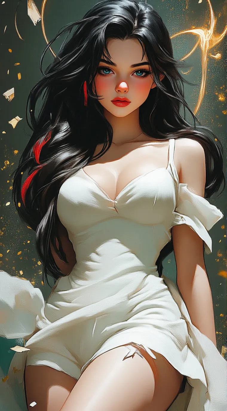 ai character: Ashley  background