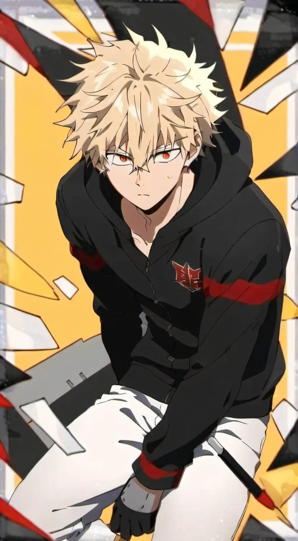 ai character: Bakugo Katsuki  background
