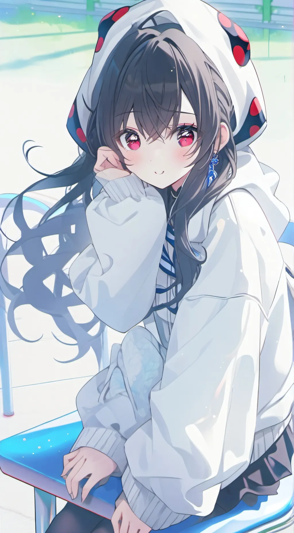 ai character: Hybrid school background